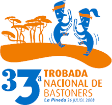 LOGO 33 TROBADA BASTONERS