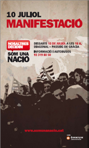 Manifestaci&oacute; 10 de juliol de 2010