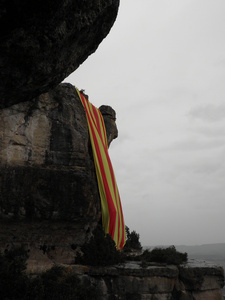 Vista lateral del cingle.