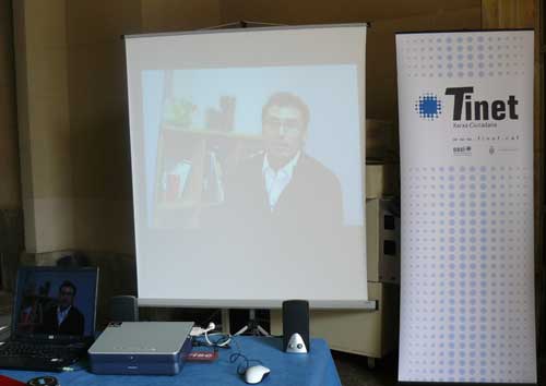 TINET va col&middot;laborar en els actes organitzats per l'Ajuntament
